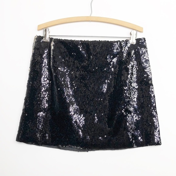 Free People One size 8 & 10 NWT camo sequin mini skirt - Picture 11 of 14